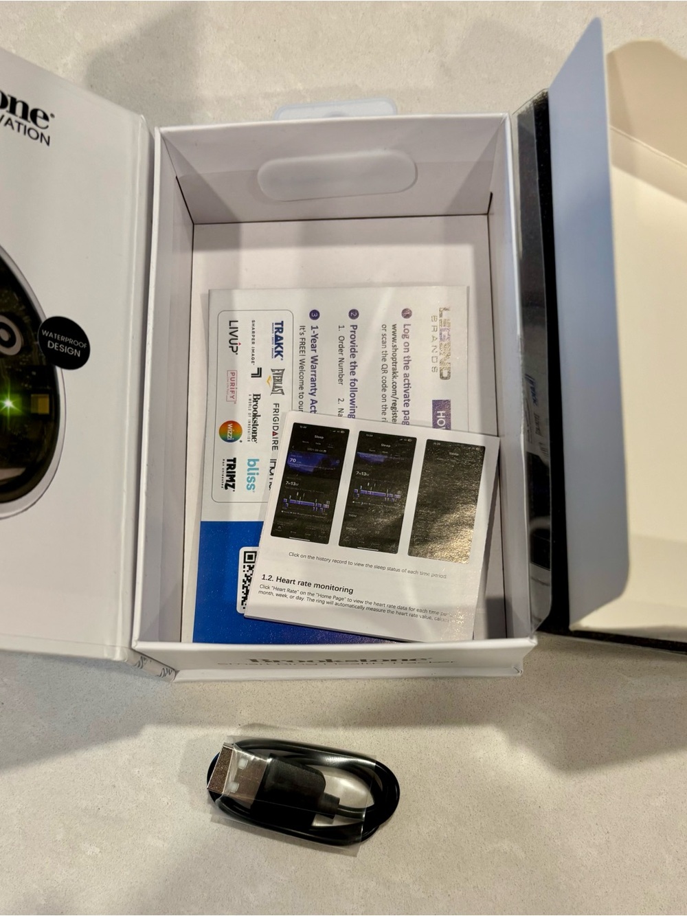 Brookstone smart ring health tracker - Picture 3 of 4